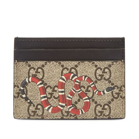 gucci portacarte serpente|porta card Gucci donna.